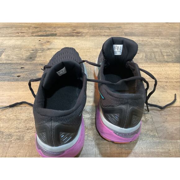 ASICS GT-2000 9 Women’s Size 10 Running Shoes Black Teal Purple Used - Picture 6 of 9